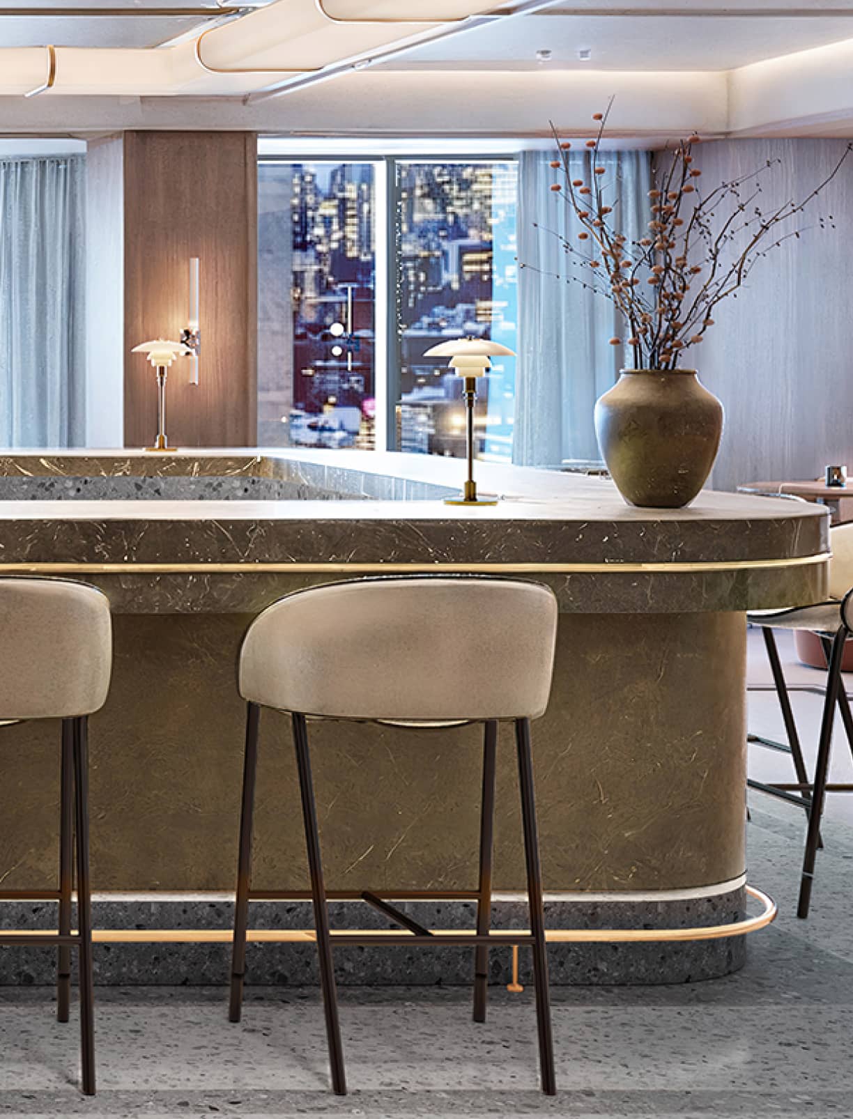 1540 Broadway - Bar Seating